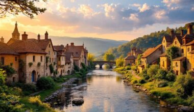 À moins de 2h de Toulouse, ce village médiéval posé sur l’eau est l’un des plus remarquables de France