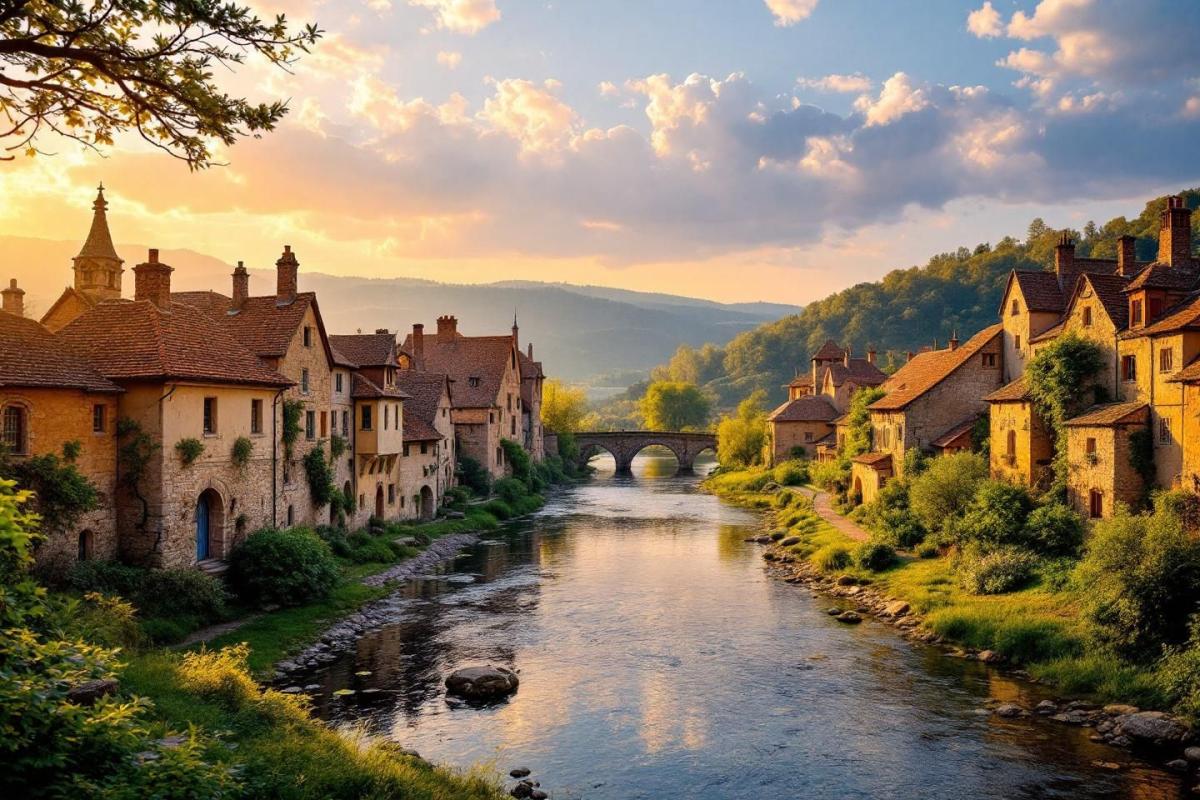 À moins de 2h de Toulouse, ce village médiéval posé sur l’eau est l’un des plus remarquables de France