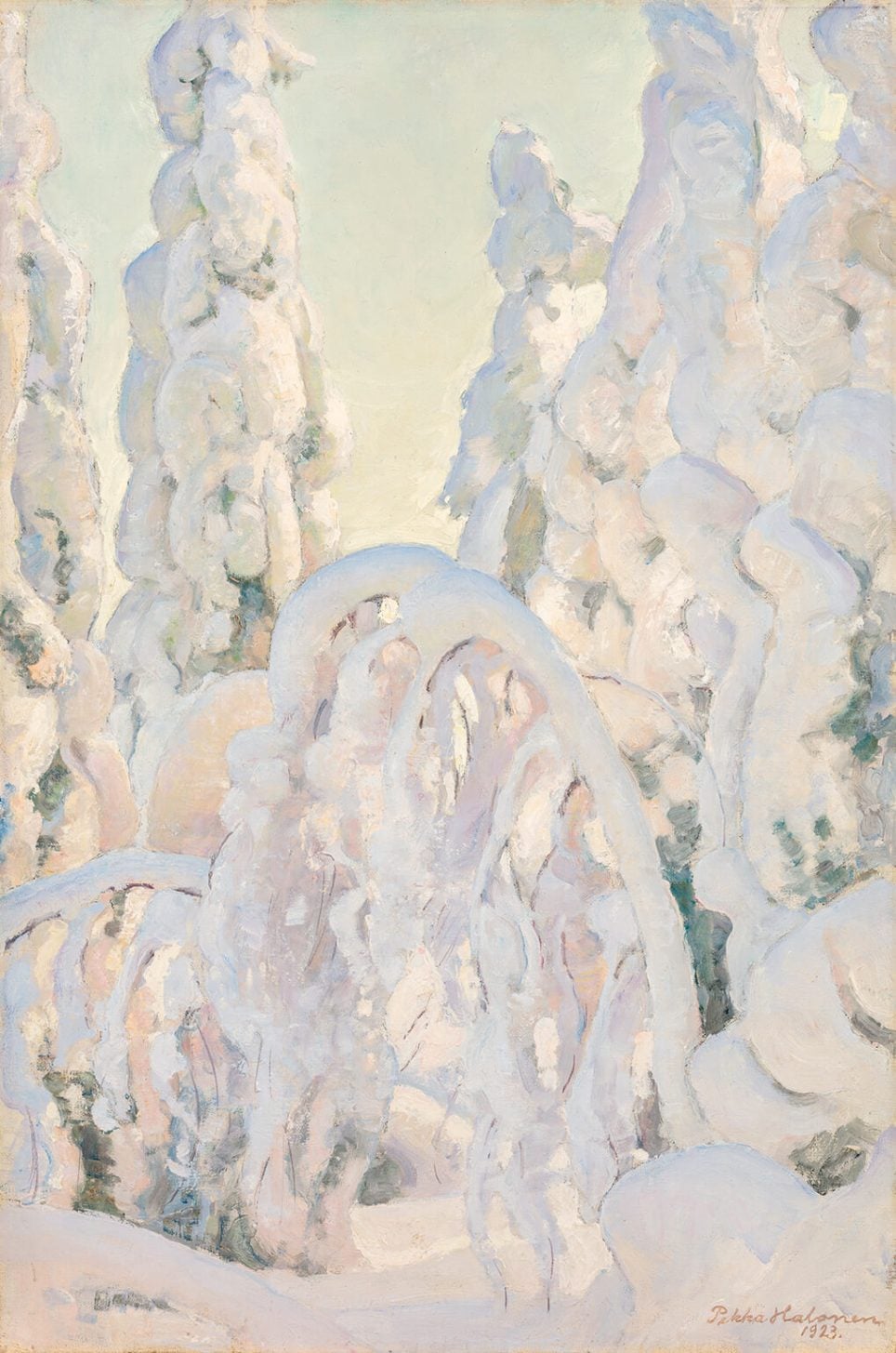 Pekka Halonen, Forêt en hiver, Kinahmi