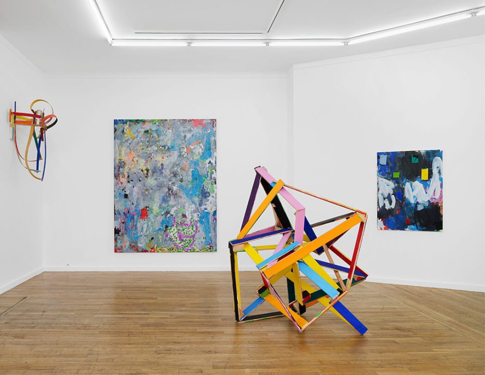 Vue de l’exposition « Franck Chalendard – Le vent souffle où il veut » à la galerie Ceysson & Bénétiere, Paris