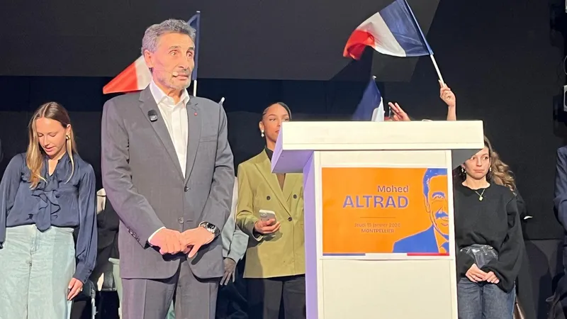 Mohed Atrad a présenté son programme pour les élections municipales à Montpellier, ce jeudi 15 janvier 2026.