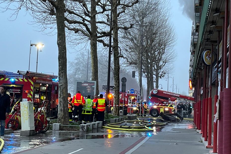 Un incendie touche un immeuble du centre-ville de Rouen