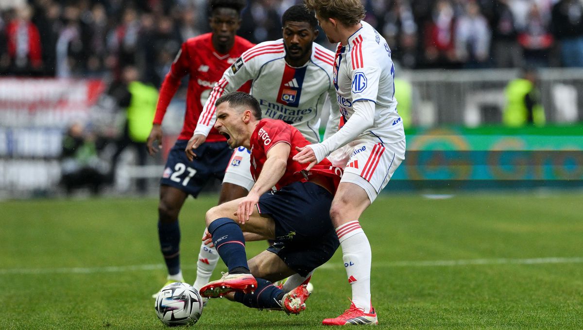 Après une 4e défaite de suite en ligue 1 à Lyon (1-0), le LOSC dit peut-être au revoir au podium