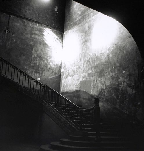 A Lyon, quartier de la Croix-Rousse, 1942.