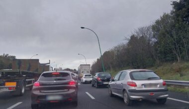 Plus d’une heure pour parcourir quelques kilomètres sur une rocade saturée et colorée de rouge à Toulouse
