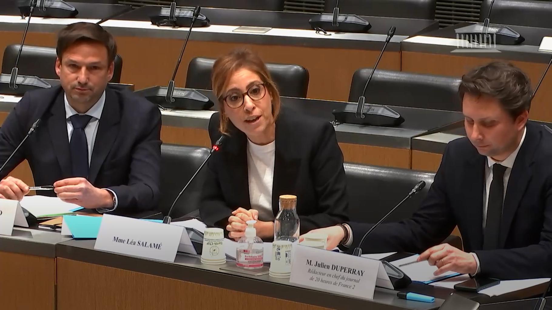 Léa Salamé interrogée sur Raphaël Glucksmann, se montre inflexible : « Je sors immédiatement »