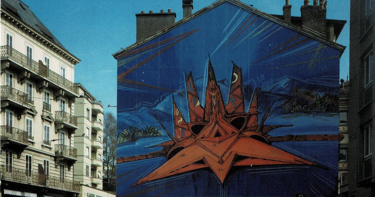 La trace d'une imposante fresque murale de Philippe Druillet a été perdue à Lausanne