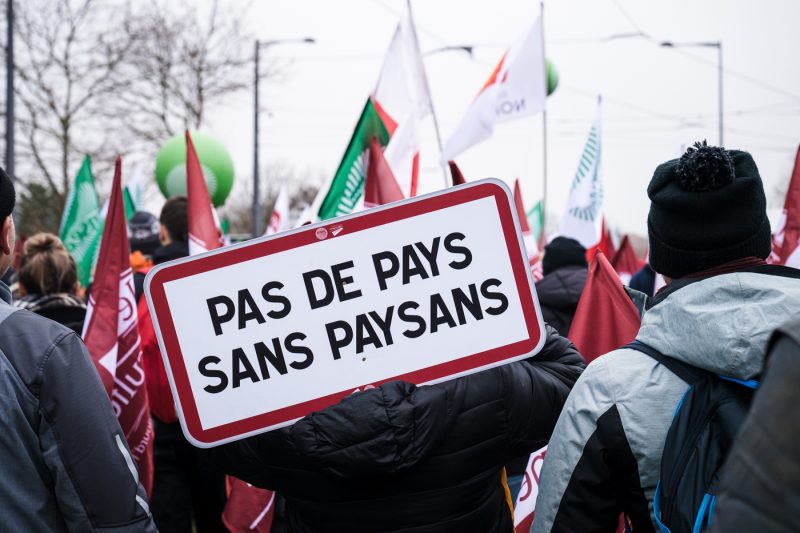 Manifestation agriculteur union européenne mercosur libre échange