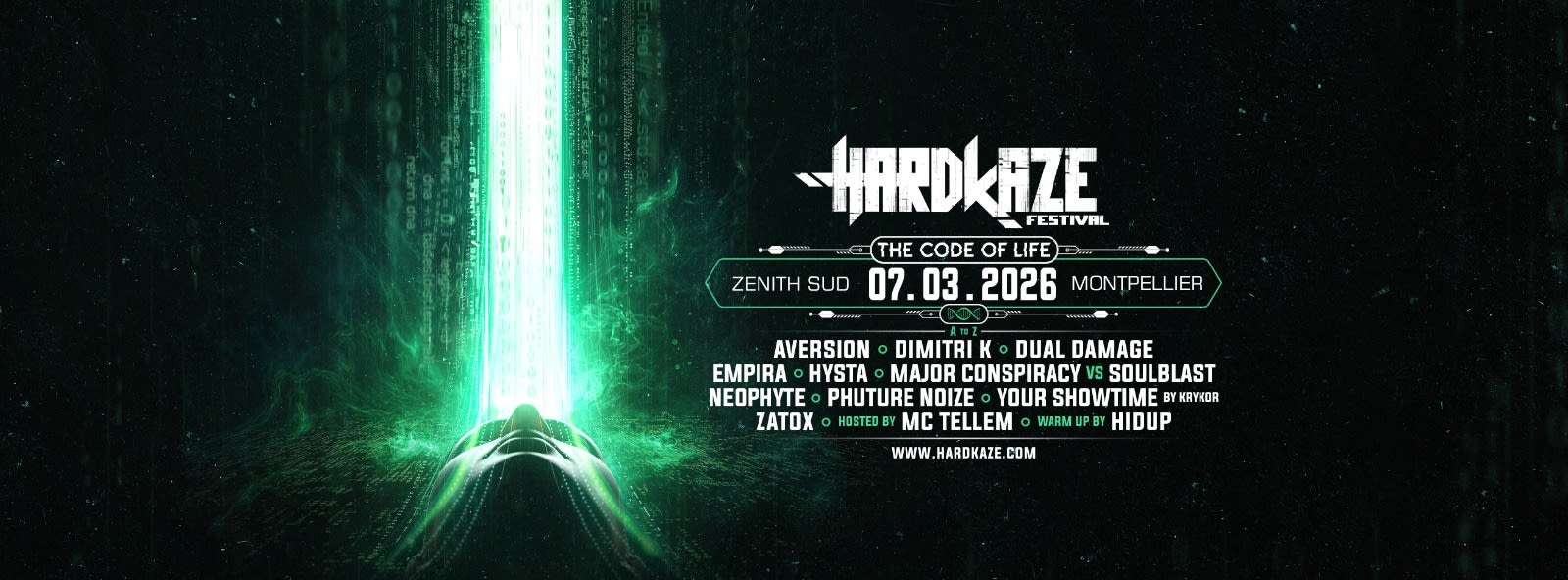 Hardkaze Festival - The Code Of Life Cover