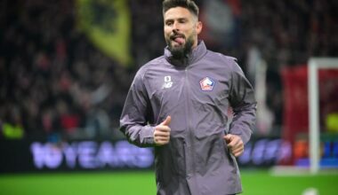 Ethan Mbappé forfait pour OL-Lille, Olivier Giroud sur le banc, première titularisation pour Nartey