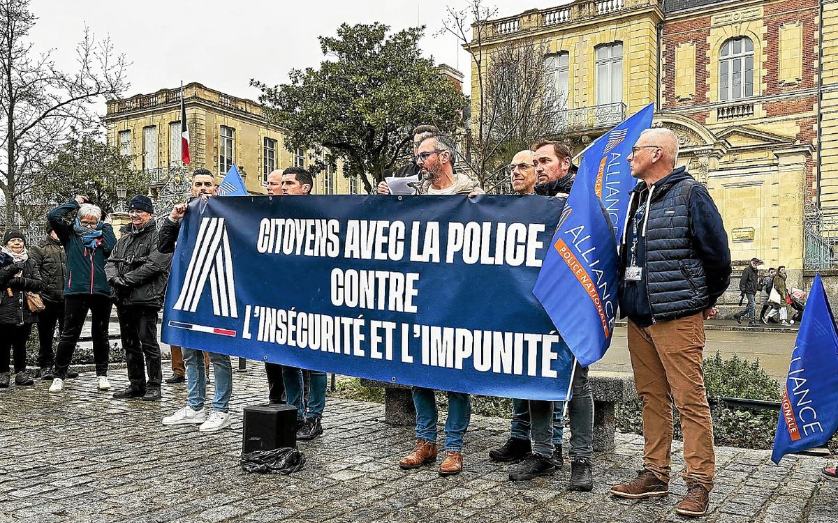 À Rennes, les policiers bretons alertent sur le manque de moyens face à la criminalité en hausse