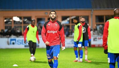 Touché à la cuisse lors de la défaite à Montpellier, un cadre d’En Avant Guingamp très incertain pour le déplacement à Dunkerque