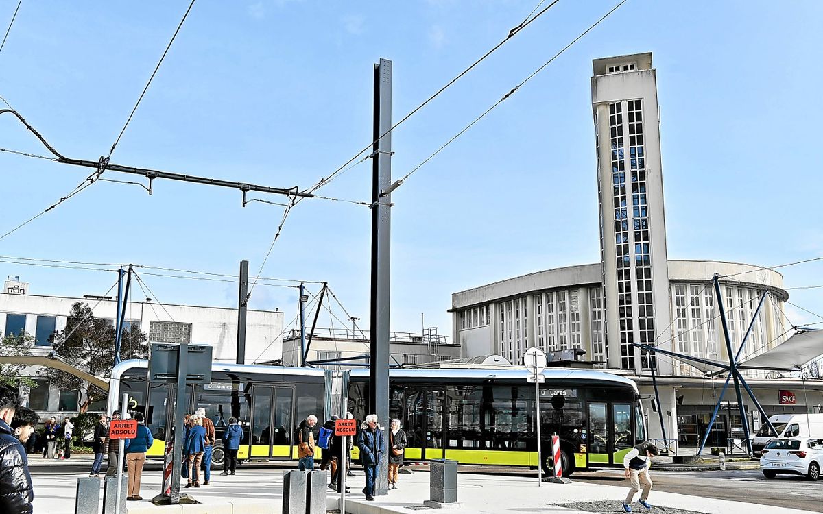 Chrono en main dans le nouveau tram et le bus à haut niveau de service à Brest