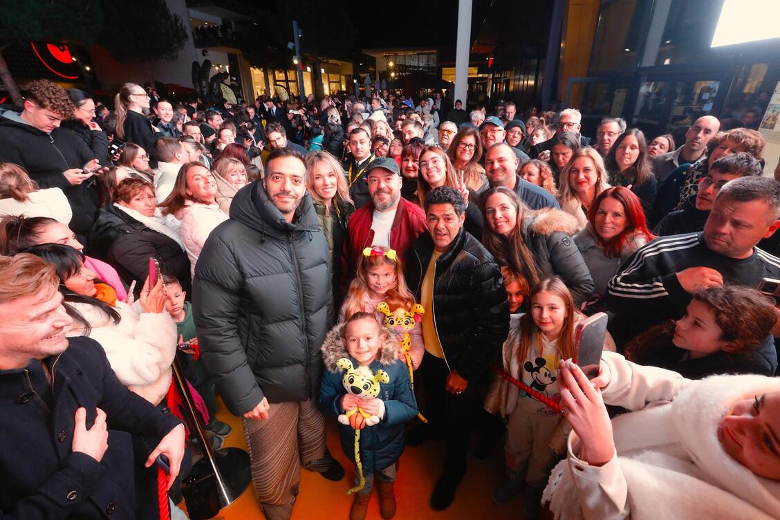1600 personnes étaient présentes pour la venue de l’équipe du film à La Valette