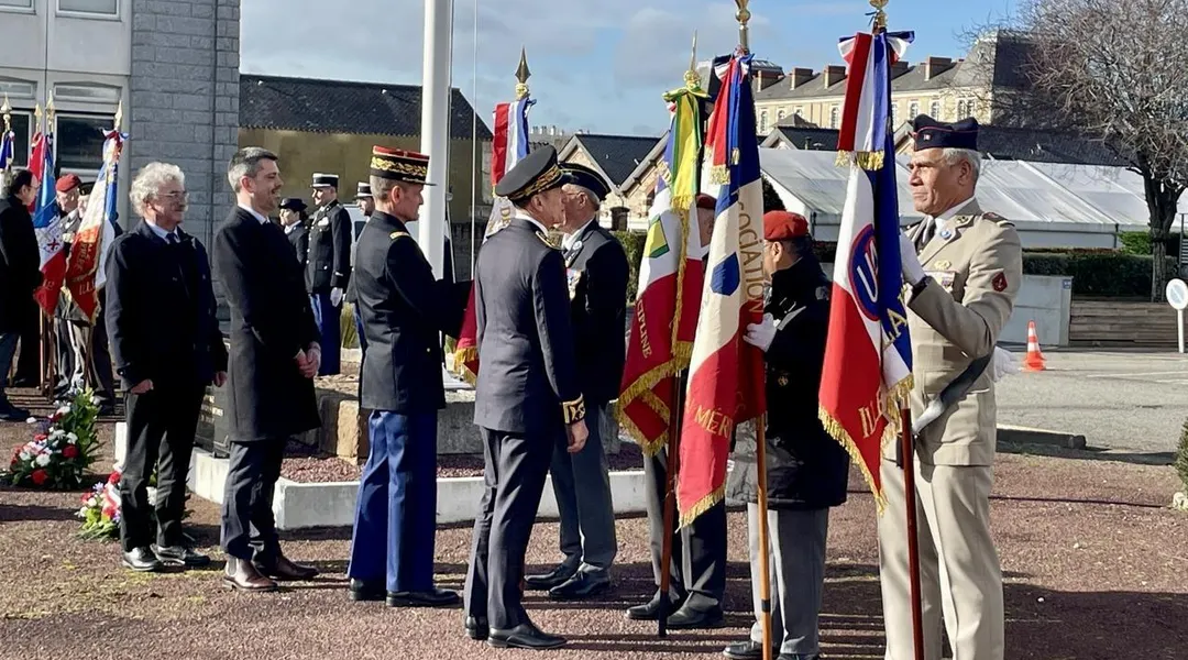 À Rennes, une cérémonie d’hommage aux gendarmes décédés cette année dans l’exercice de