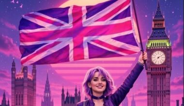 Avatar numérique d’un jeu éducatif financé par le ministère britannique de l’Intérieur pour lutter contre « l’extrémisme », la lycéenne virtuelle « Amelia » a été rapidement récupérée par des réseaux militants de droite et transformée en icône virale des discours anti-immigration. © Photo @AmeliajakSolana/X-Twitter