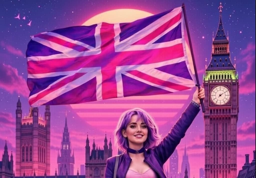 Avatar numérique d’un jeu éducatif financé par le ministère britannique de l’Intérieur pour lutter contre « l’extrémisme », la lycéenne virtuelle « Amelia » a été rapidement récupérée par des réseaux militants de droite et transformée en icône virale des discours anti-immigration. © Photo @AmeliajakSolana/X-Twitter