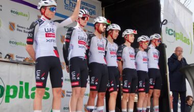 UAE Team Emirates XRG leader du classement UCI par équipes