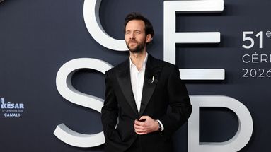 Le comédien Benjamin Lavernhe à l'Olympia, le 26 février 2026.