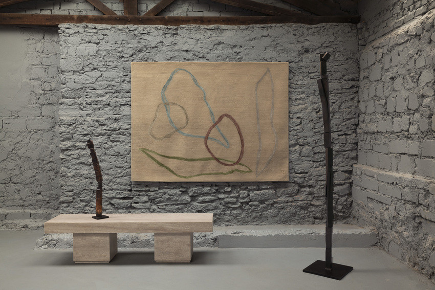 Vue de l’exposition « Marcel Zelmanovitch et Patrick Lainville - Les ombres sur les murs », galerie Diurne. Photo : Vincent Leroux