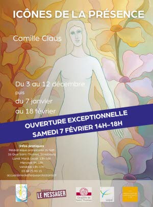 Illustration Œuvres de Camille Claus : “Icônes de la présence”