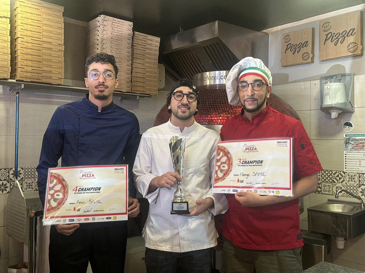 Toulouse. Ces trois frères, à la tête de deux restaurants à Toulouse, sont les rois de la pizza napolitaine