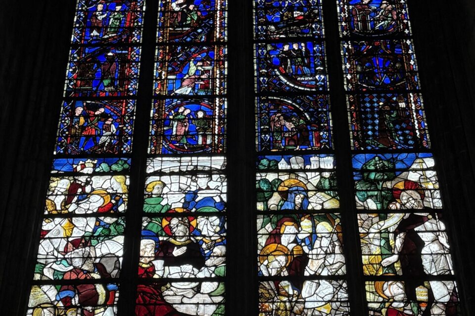 Ce vitrail a traversé les siècles.