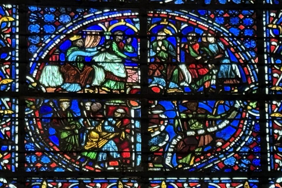 Un vitrail d'une grande rareté...