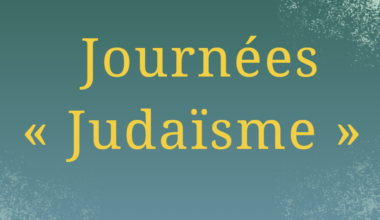 Invitation aux Journées « Judaïsme » 2025-2026