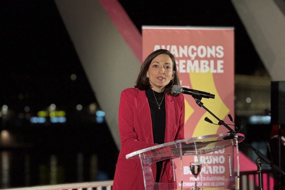 La députée écologiste Marie-Charlotte Garin est candidate à la Métropole de Lyon dans la circonscription Sud-Est.