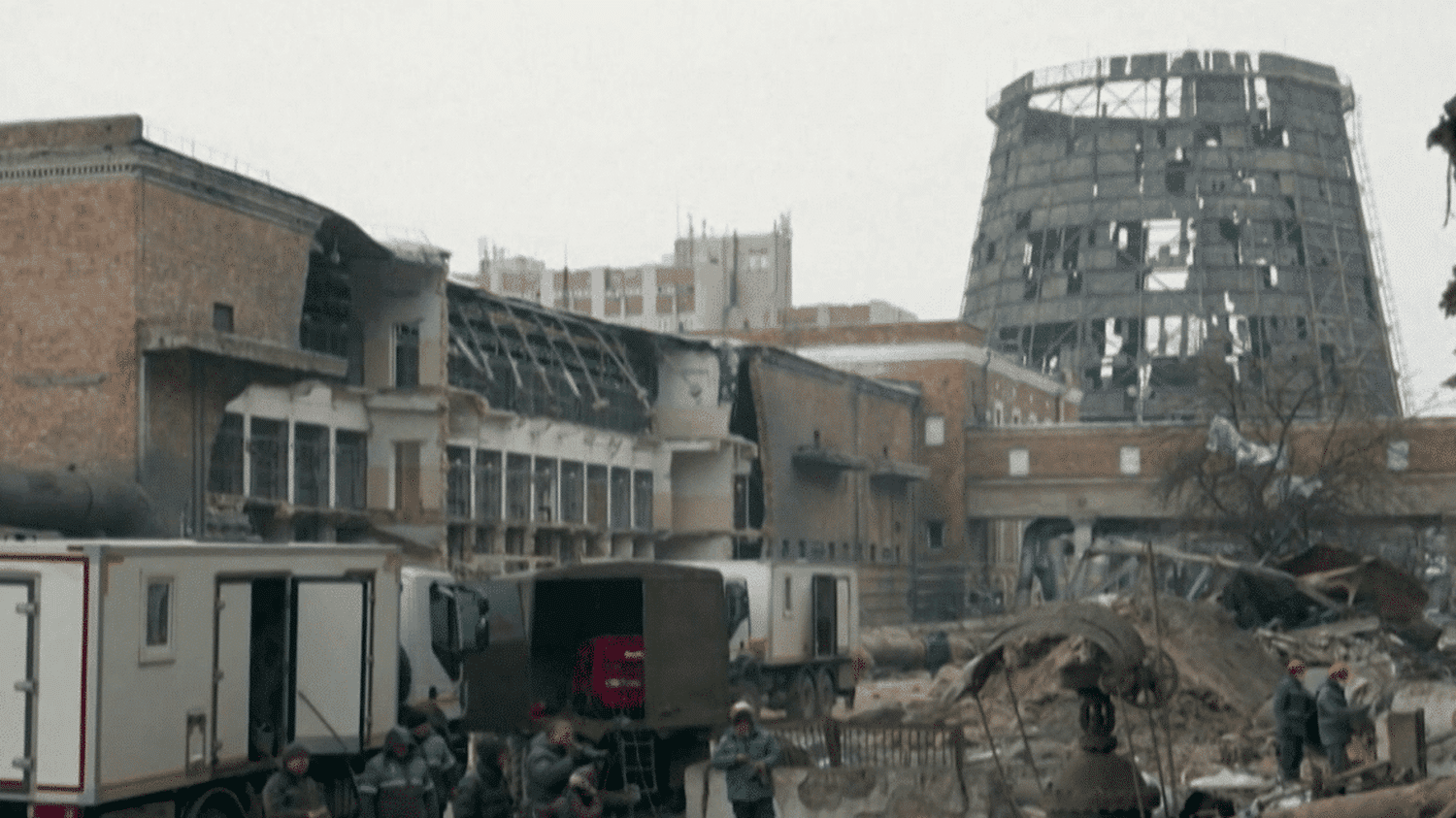 le réseau ferroviaire pilonné par les Russes