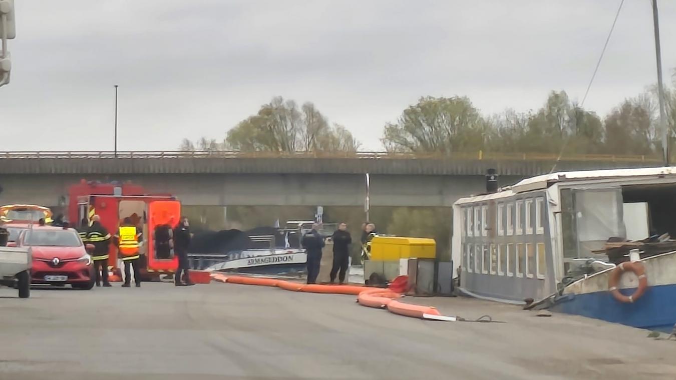 Un bateau du port de Santes provoque une pollution aux hydrocarbures jusqu’à Haubourdin