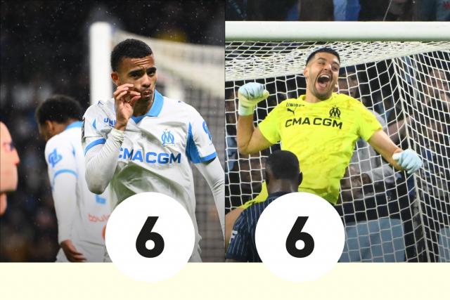 Les notes de Le Havre-OM : Greenwood et Rulli redonnent le sourire à Marseille