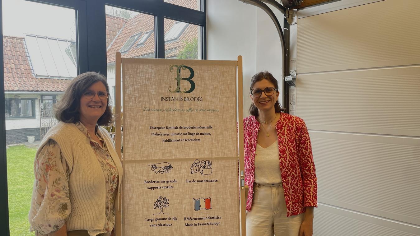 À Péronne-en-Mélantois, une entreprise familiale donne un nouveau souffle à la broderie