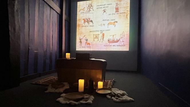 Projection dans une des salles de l’escape game.
