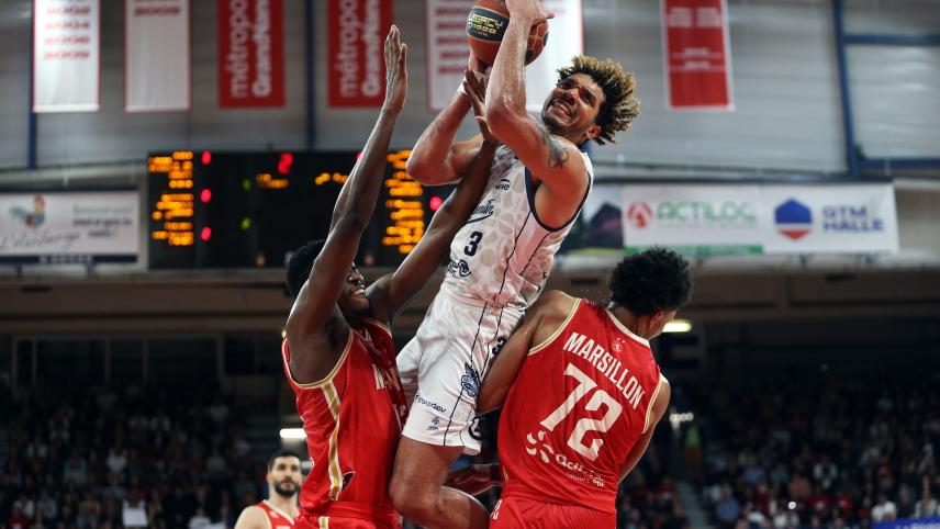 Touché à la cheville et presque sur une jambe en fin de match, Eddie Ekiyor a tout donné dans le combat. Mais son 6 sur 17 aux lancers francs symbolise aussi les regrets du SQBB à Nancy.