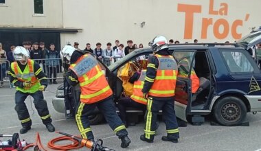 Accident grandeur nature, jugement des auteurs… 300 lycéens sensibilisés à la sécurité