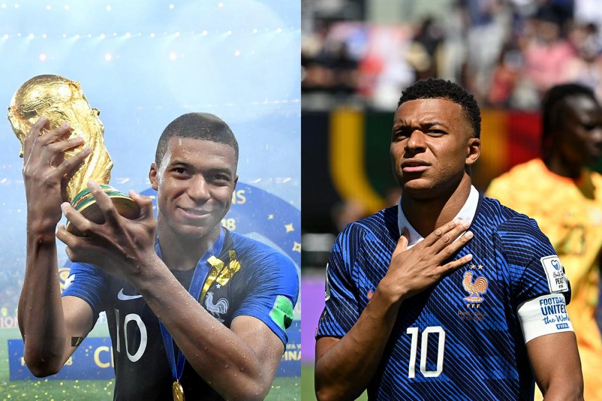 Du môme qui trottinait à l'entraînement au capitaine qui monte au front pour les autres : comment Kylian Mbappé s'est transformé au fil des Coupes du monde