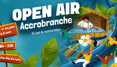 Soirées Open Air : l'événement accrobranche de l'été à Lyon chez City Aventure