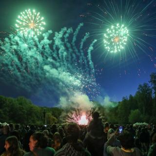 Le feu d’artifice de Villeneuve-d’Ascq est connu pour être spectaculaire. Photo : Thierry Thorel / La Voix du Nord