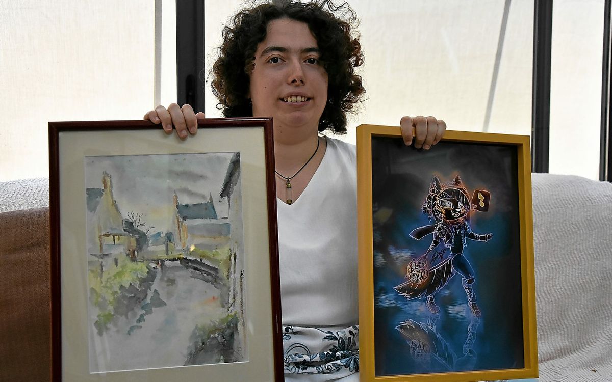 À Paimpol, cette artiste perpétue l’œuvre de son grand-père