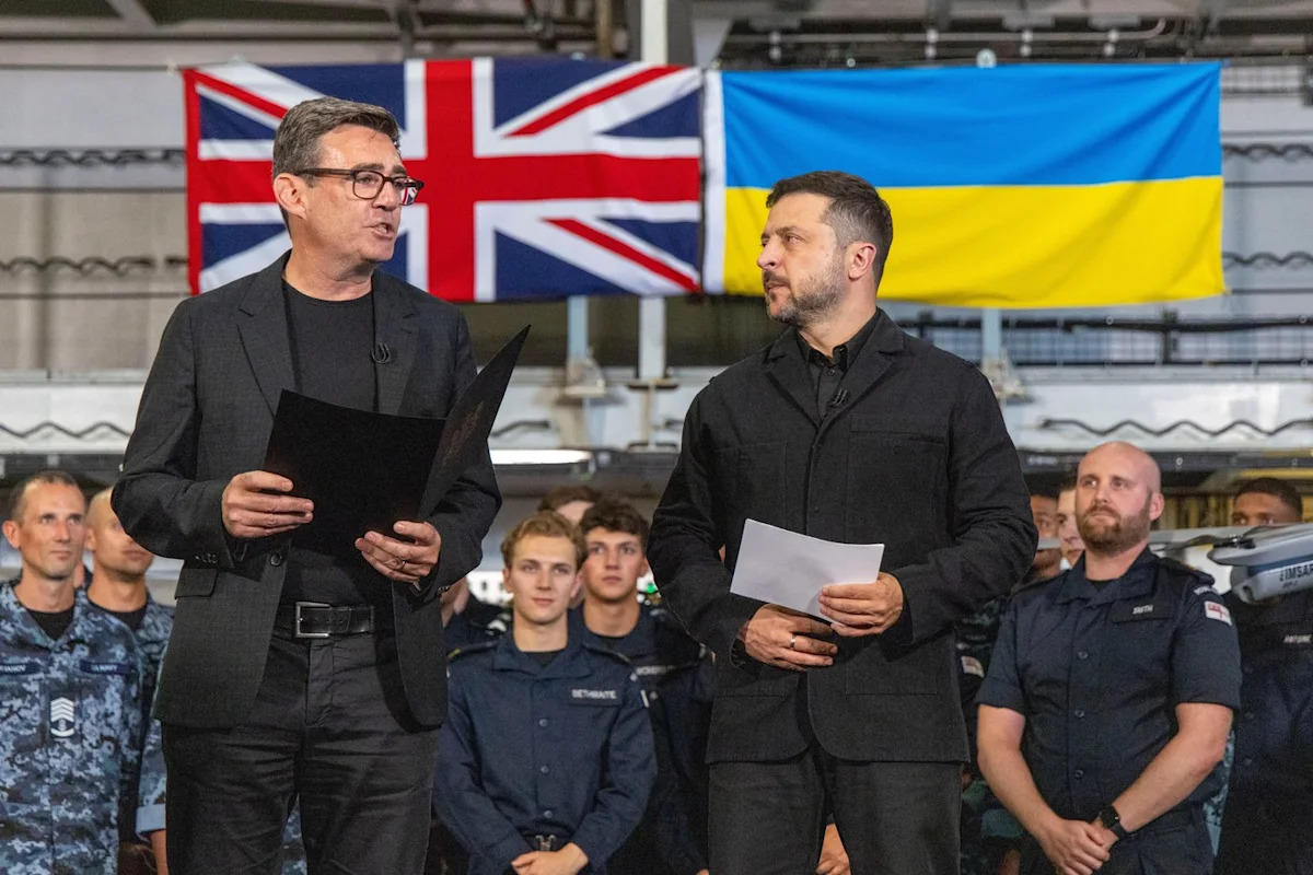 Volodymyr Zelensky rend visite au nouveau premier ministre britannique