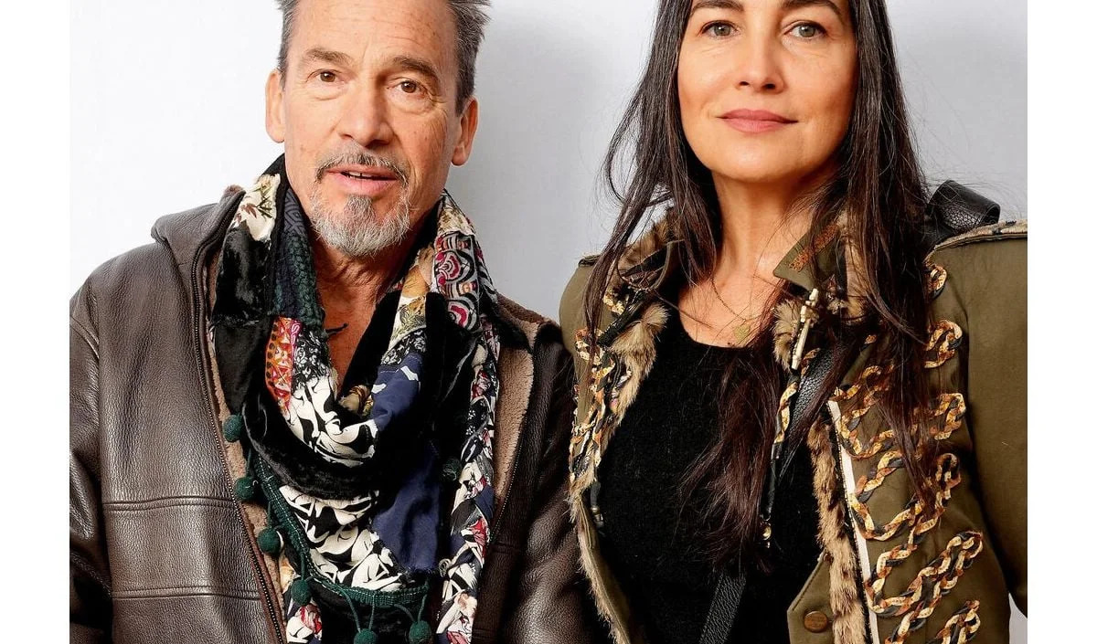 Florent Pagny et sa femme Azucena de sortie près de Paris, dans la ville la mieux gérée de France