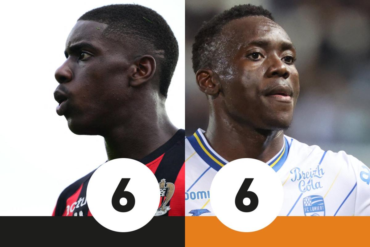 Les notes de Nice-Lorient : la promesse Mandza, la valeur sûre Avom Ebong