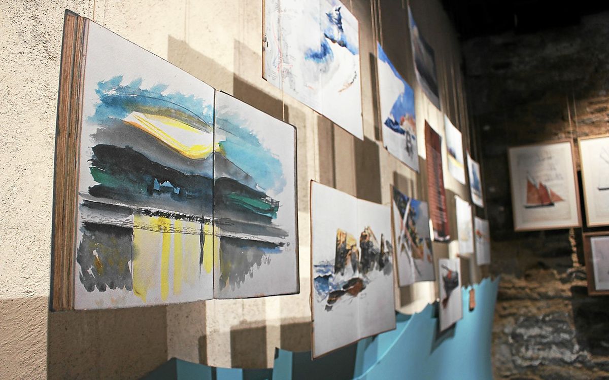 « Beaucoup d’artistes marins se sont inspirés de son travail » : à Douarnenez, L’Abri du Guetteur expose les carnets de voyage d’Yvon Le Corre