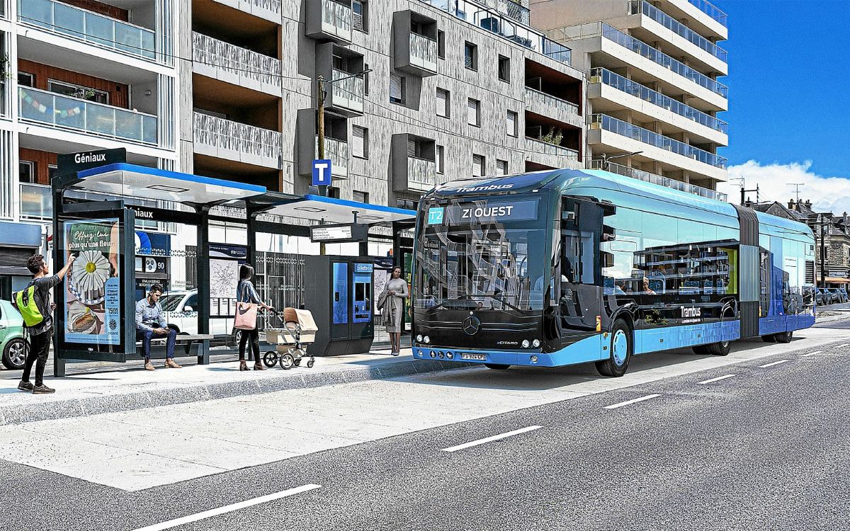 Design, taille, fonctionnement : voici à quoi ressemblera le futur trambus de Rennes [En images]