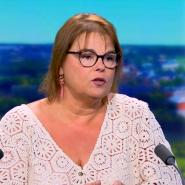 Lara Kotlar sur le plateau du RTL info 13H.