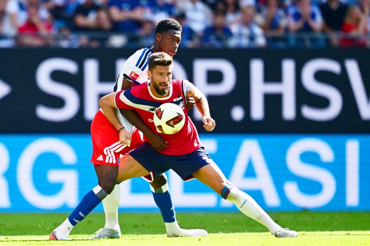 Olivier Giroud touché au genou, Hamza Igamane pas attendu avant octobre, Matias Fernandez-Pardo qui veut quitter le club : le casse-tête du LOSC au poste de numéro 9