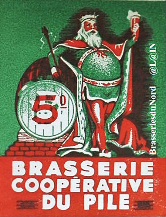 Étiquettes de la Brasserie Coopérative du Pile.