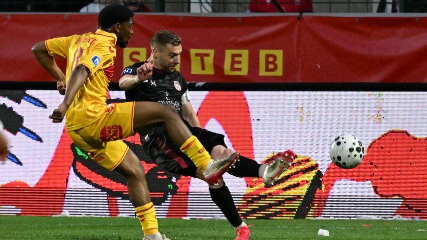 Clément Bassin et Natanaël Bouekou font partie des rares joueurs qui étaient déjà au FC Rouen et à QRM la saison dernière